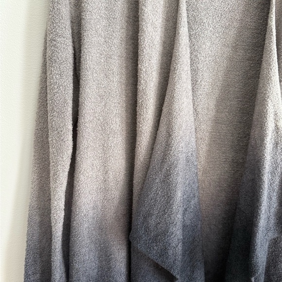 Barefoot Dreams Cardigan  Sweater S/M Dip Dyed Cascade Long Sleeve Open Front - Picture 3 of 7